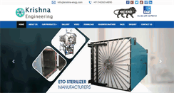 Desktop Screenshot of krishna-engg.com